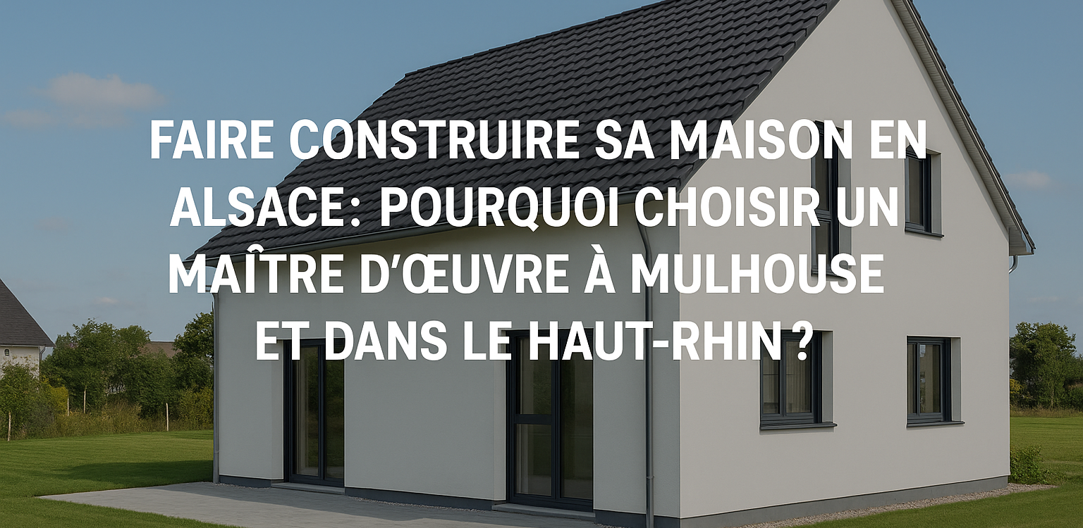 Pourquoi Faire Appel à un Maître d’Œuvre pour Construire sa Maison en Alsace (Mulhouse, Haut-Rhin) ? Colmar