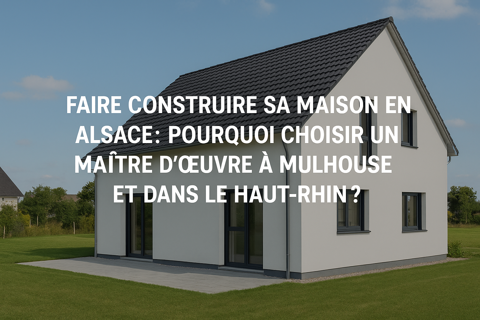 Pourquoi Faire Appel à un Maître d’Œuvre pour Construire sa Maison en Alsace (Mulhouse, Haut-Rhin) ? Colmar